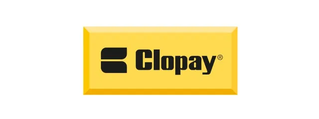 Clopay garage door brand logo