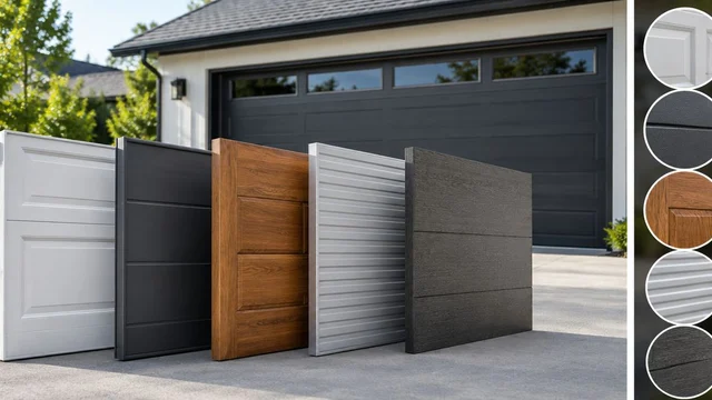 Garage door materials ranked by durability