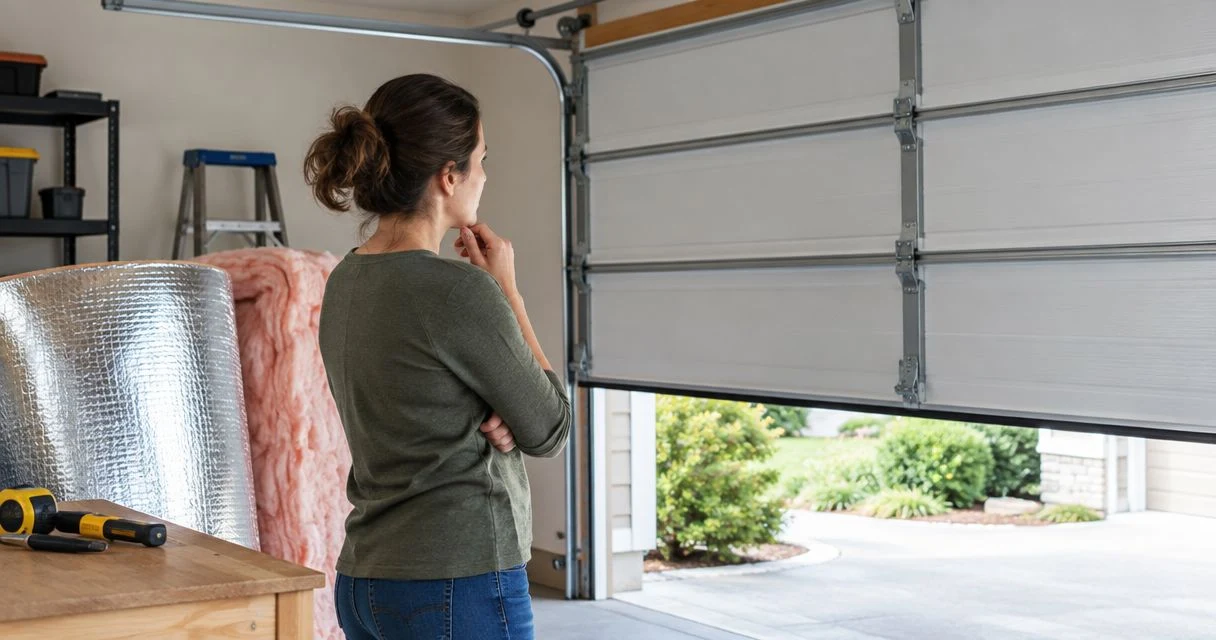 Should Kentucky homeowners add insulation or replace the garage door?