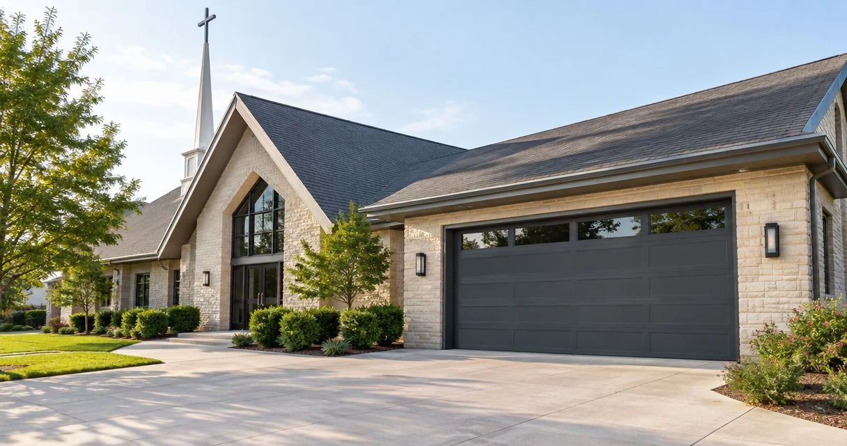Garage doors for churches and religious facilities: complete guide