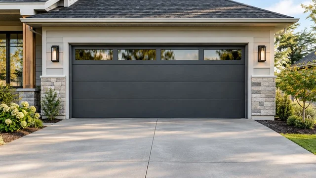 Best garage door colors and finishes for curb appeal