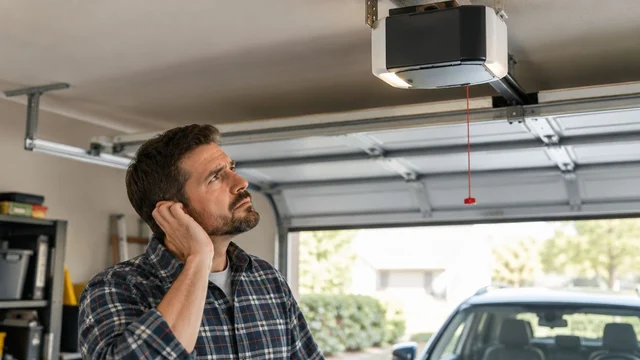 Why is your Nicholasville garage door opener suddenly loud?