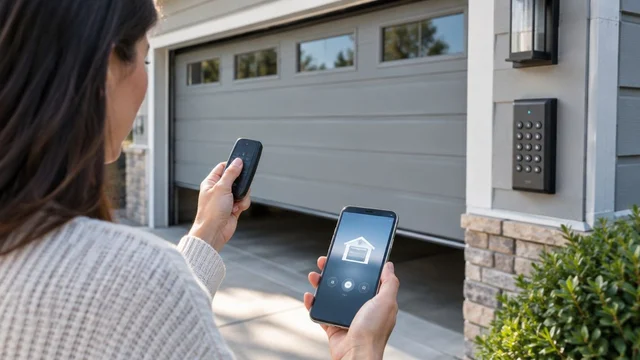 Garage door access in Erlanger: remote, keypad or app?