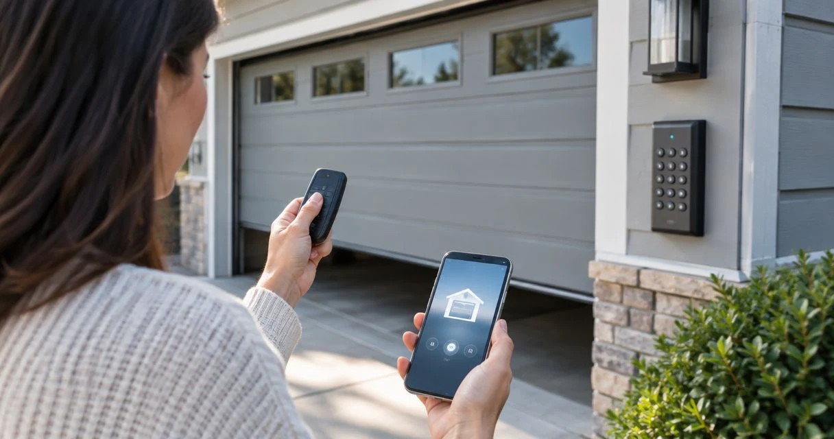 Garage door access in Erlanger: remote, keypad or app?