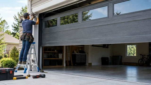 How long does garage door installation take in Lexington?